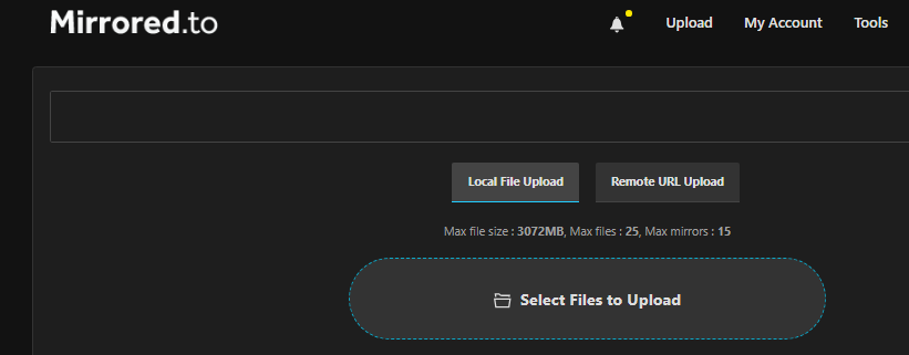 Upload File ke Mirrored.to via SSH
