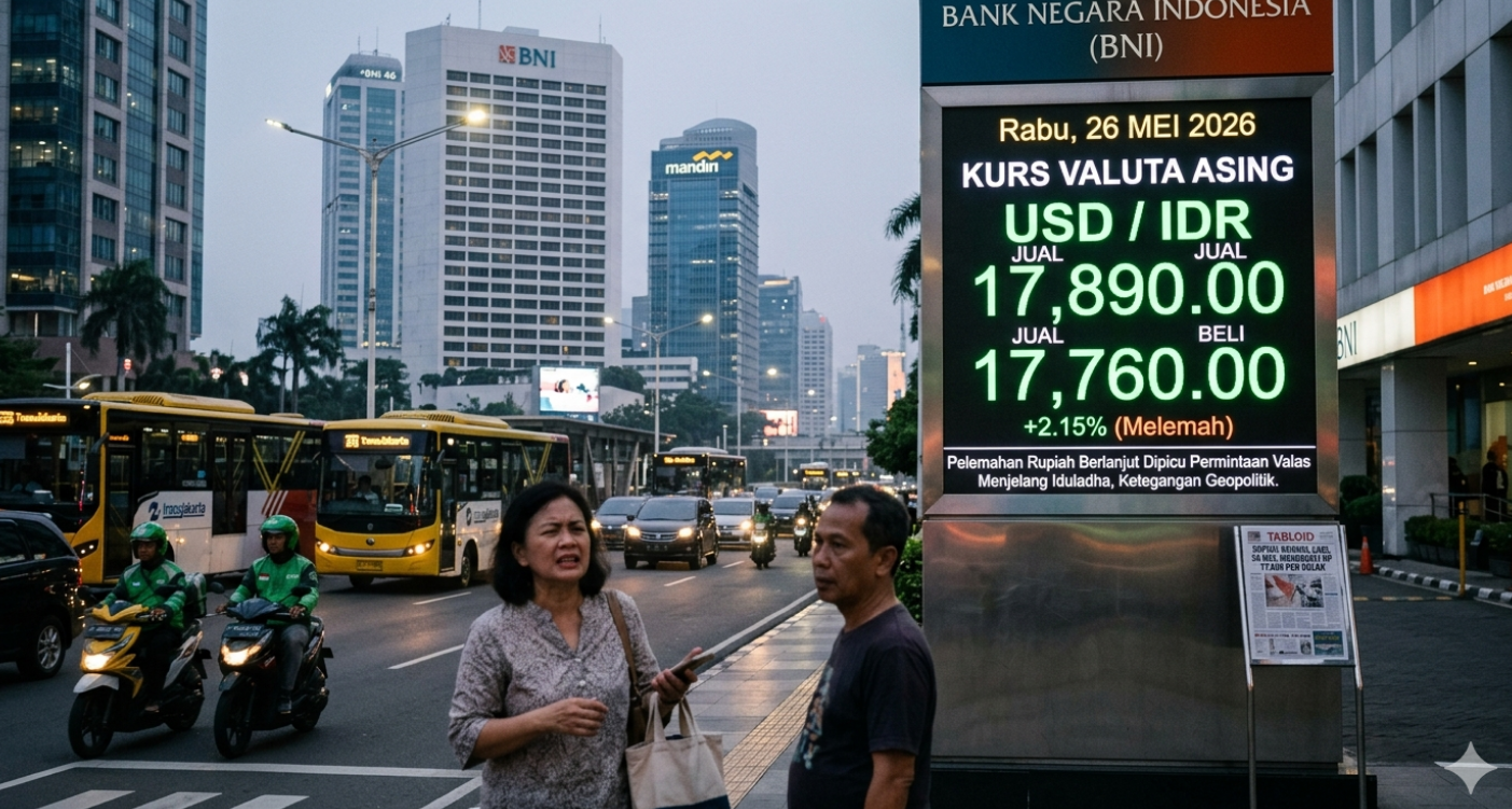 1 Juni 2026 Rupiah Makin Terpuruk