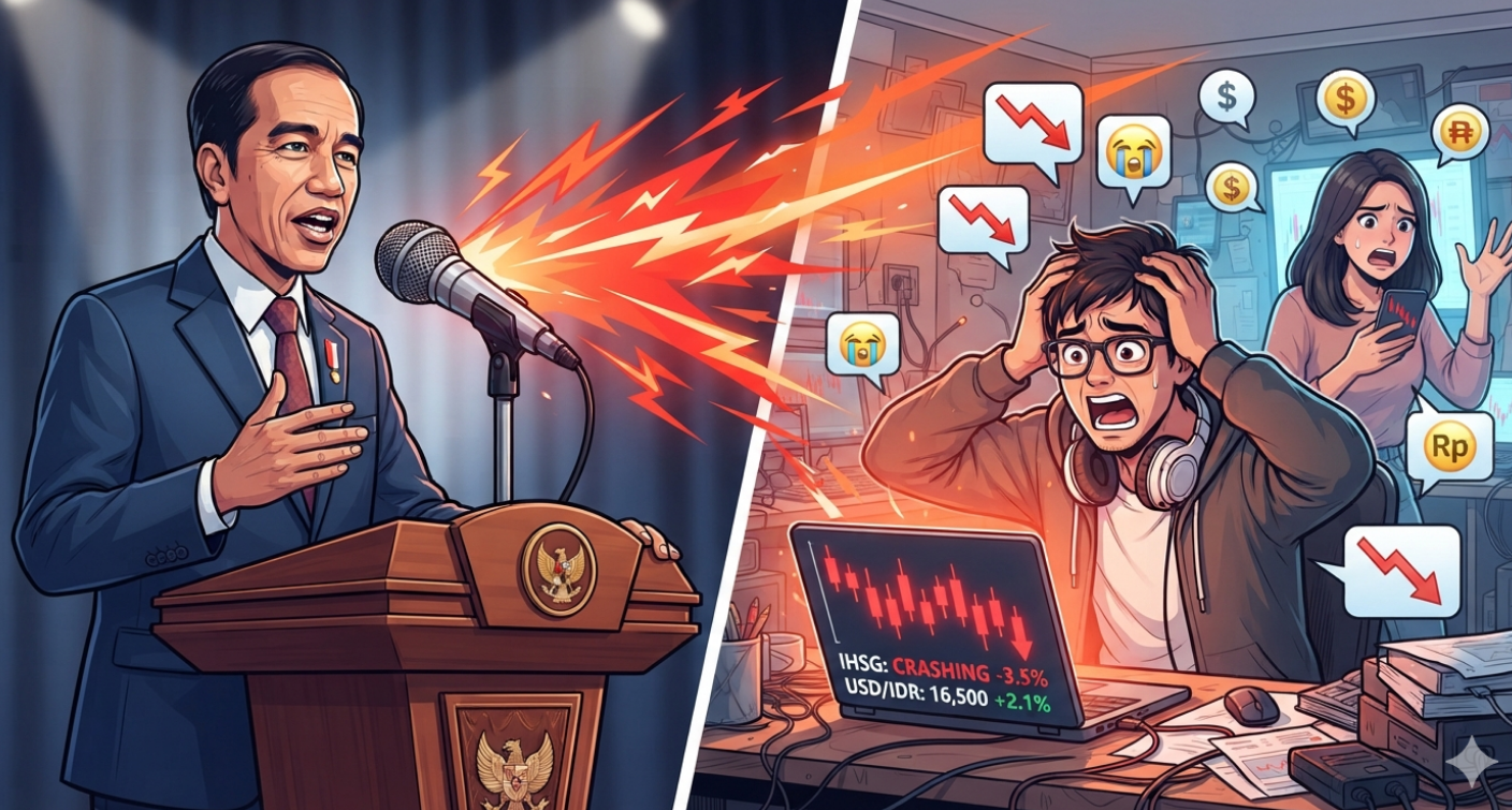 Presiden Dikasih Mic, Netizen Panic!